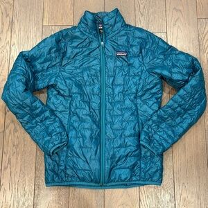 Patagonia Women's Deep Teal Micro Puff Jacket